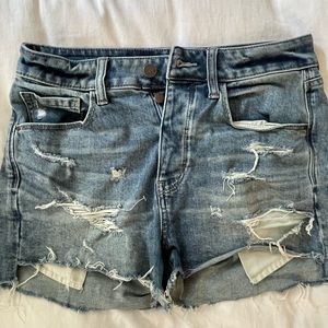 Treasure & Bond High Waist Boyfriend Cutoff Denim Shorts, Size 26